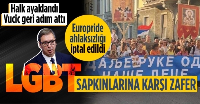 Sırbistan LGBTİ'ye karşı ayaklanmıştı: Cumhurbaşkanından flaş karar! O etkinlik yasaklandı
