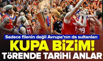 Sırbistan'ı devirdik tarih yazdık! Türkiye A Milli Kadın Voleybol Takımı Avrupa Şampiyonu: Başkan Erdoğan'dan özel tebrik