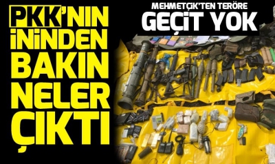 Şırnak'ta PKK'ya ait çok sayıda silah ve mühimmat ele geçirildi.