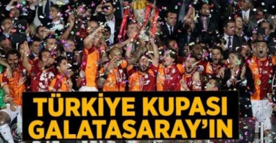 Sivas'ta oynanan finalde Akhisarspor'u 3-1 yenen Galatasaray 18. kez kupayı kazandı..