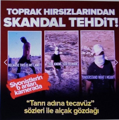 Siyonistler yine haddi aştı! Toprak hırsızı işgalcilerden Filistinlilere 