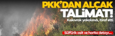 Skandal itiraf! PKK'nın orman yakma girişimi böyle engellendi