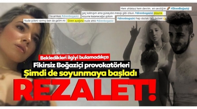 Sokaklara dökülme çağrısına karşılık bulamayan Boğaziçi provokatörleri sosyal medyadan çıplak fotoğraflarla ilgi çekme peşinde