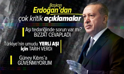  SON DAKİKA: 17 günlük tam kapanma! Başkan Recep Tayyip Erdoğan'dan önemli açıklamalar: Aşı tedariğinde sıkıntı yaşayacağımızı kabul etmiyorum 