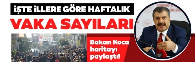 SON DAKİKA: 24-30 Nisan illere göre haftalık Covid-19 vaka sayıları açıklandı! İşte İstanbul, İzmir ve Ankara'da son durum 