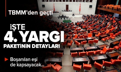 Son dakika: 4. Yargı Paketi TBMM Genel Kurulu'nda kabul edildi! Boşanmış eşe karşı işlenen suçların da cezası artacak 