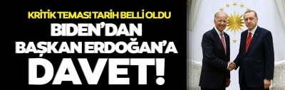 Son dakika: ABD Başkanı Joe Biden'dan Başkan Recep Tayyip Erdoğan'a davet ve mektup!. 