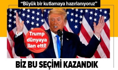 Son dakika: ABD seçimleri sonrası Trump'tan canlı yayında açıklama! 