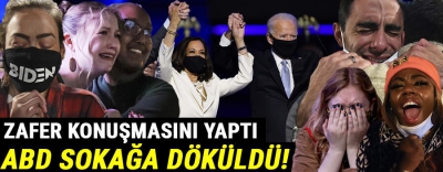 SON DAKİKA: ABD'nin yeni başkanı Joe Biden zafer konuşması yaptı.