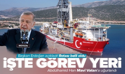 Son dakika... Abdülhamid Han Mavi Vatan'a uğurlandı: Cumhurbaşkanı Erdoğan rotasını açıkladı