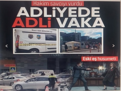 Son dakika... Adliyede silahlı saldırı: Savcı kadın hakimi vurdu! Adliyedeki çaycı ikinci kez ateş etmesini engelledi