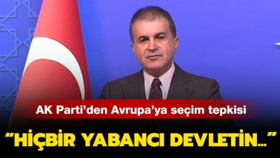 Son dakika: AK Parti Sözcüsü Ömer Çelik'ten önemli açıklamalar