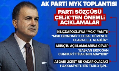 Son dakika: AK Parti Sözcüsü Ömer Çelik'ten flaş asgari ücret açıklaması