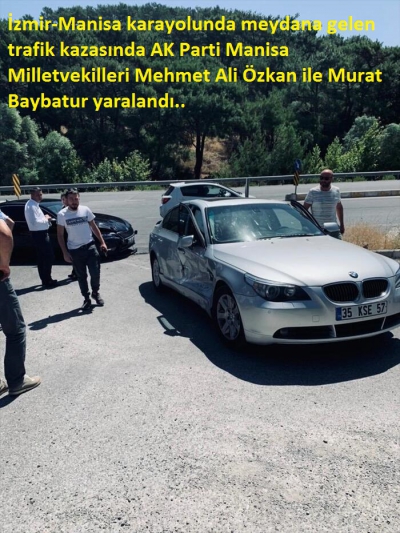 Son dakika! AK Partili iki milletvekili trafik kazası geçirdi..