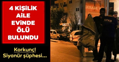 Son Dakika: Antalya'da yaşanan korkunç olayda siyanür şüphesi dehşete düşürdü! Bir aile yok oldu! 