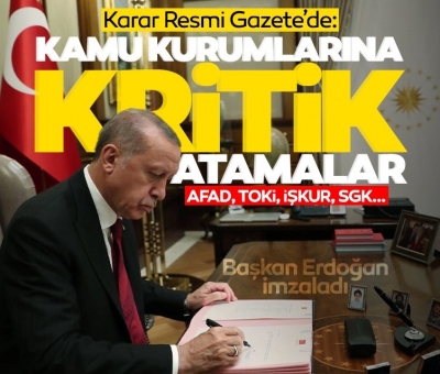 Son dakika! Atama kararları Resmi Gazete'de yayımlandı! General ve amirallerin görev yerleri belli oldu