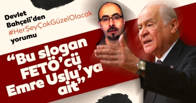 Son dakika: Bahçeli'den İmamoğlu'na slogan tepkisi: 'Her şey çok güzel olacak' diyen FETÖ'cüler, PKK'lılar var!..
