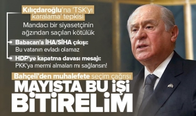 Son dakika: MHP Genel Başkanı Devlet Bahçeli'den grup toplantısında önemli açıklamalar! Seçim için muhalefete tarih verdi 