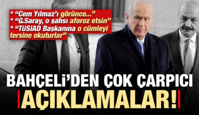 Son dakika: Bahçeli'den İmamoğlu'na slogan tepkisi: 'Her şey çok güzel olacak' diyen FETÖ'cüler, PKK'lılar var!..