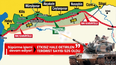 Son dakika: Bakanlık açıkladı! Barış Pınarı Harekatı’nda etkisiz hale getirilen PKK/PYD-YPG’li terörist sayısı 525 oldu.