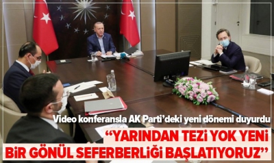 Son dakika: Başkan Erdoğan AK Parti İstanbul İl Teşkilatı ile video konferans gerçekleştirdi.