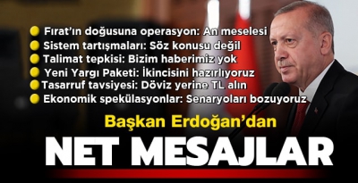 Son dakika: Başkan Erdoğan yüzde 50+1 tartışmalarına noktayı koydu..