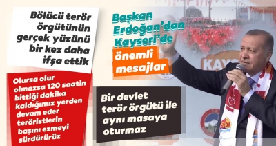 Son dakika: Başkan Erdoğan'dan Kayseri'deki Toplu Açılış Töreni'nde önemli açıklamalar.