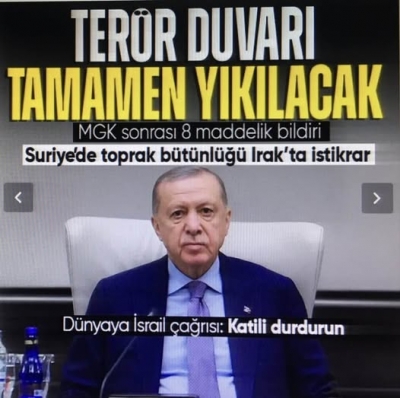 Son dakika! Başkan Erdoğan'ın liderliğindeki MGK sonrası 8 maddelik bildiri yayımlandı!