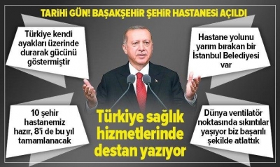 Son dakika: Başkan Erdoğan'dan Başakşehir Şehir Hastanesi'nin açılışında flaş mesajlar