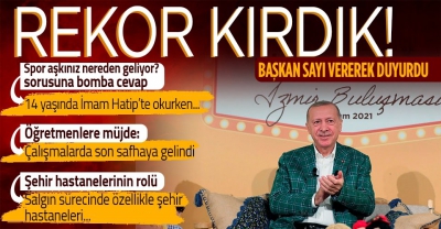 Son dakika: Başkan Erdoğan İzmir'de Engelleri Birlikte Aştık programında