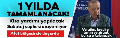 Son dakika: Başkan Erdoğan'dan Marmaris'te flaş açıklamalar | Yangın felaketinden etkilenenlere 50.000 TL destek sağlanacak 
