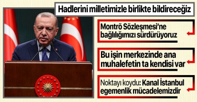 SON DAKİKA: Başkan Erdoğan'dan amirallerin skandal bildirisine sert tepki: Destek bildirisi yayınladıklarını görmedik