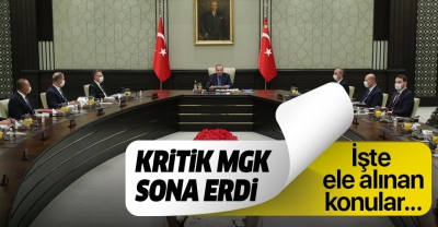 Son dakika: Başkan Erdoğan liderliğinde toplanan MGK sona erdi! İşte MGK bildirisi...