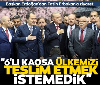 Son dakika: Başkan Erdoğan ile Yeniden Refah Partisi lideri Fatih Erbakan görüştü! Görüşme sonrası ilk açıklamalar