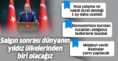 Son dakika: Başkan Erdoğan'dan Kabine Toplantısının ardından önemli açıklamalar.