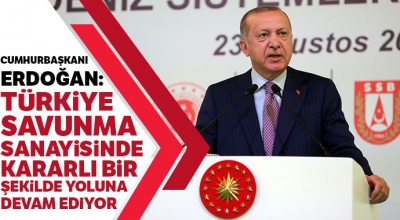 Son dakika: Başkan Erdoğan'dan Yeni Deniz Sistemleri Teslim Töreninde önemli açıklamalar