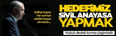 Son dakika: Başkan Erdoğan duyurdu! Türkiye Yüzyılı'na yeni anayasa!
