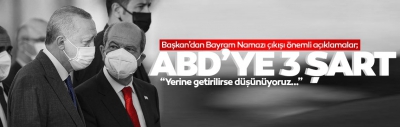 Son dakika: Başkan Erdoğan'dan ABD'ye Afganistan için 3 şart