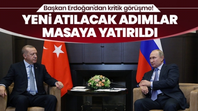 Son Dakika... Başkan Erdoğan, Putin ile telefonda görüştü! Soçi Mutabakatına bağlılıklarını teyit etti.