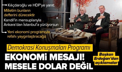 Son dakika: Başkan Erdoğan’dan Siirt’teki Demokrasi Konuşmaları’nda flaş açıklamalar