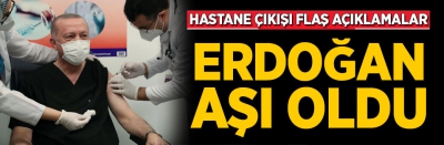 Son dakika: Başkan Erdoğan yeni tip koronavirüs aşısı oldu