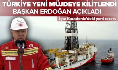 Son dakika: Başkan Erdoğan: Doğal gaz rezerv miktarı 405 milyar metreküpü buldu.