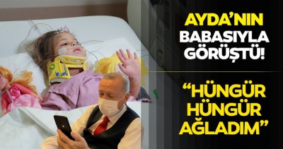 Son dakika! Başkan Erdoğan, minik Ayda'nın babasıyla görüştü.