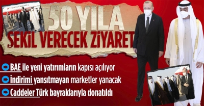 Son dakika: Başkan Erdoğan BAE'de! Kasr El Vatan Sarayı'nda resmi törenle karşılandı