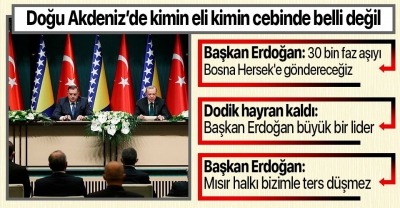 Son dakika! Başkan Erdoğan ve Bosna Hersek Konseyi Başkanı Dodik ortak açıklamalarda bulundu 