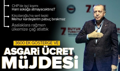 Son dakika: Başkan Erdoğan Memur-Sen Büyük Türkiye Buluşması'na katıldı! Asgari ücret ve 3600 ek gösterge açıklaması 