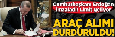 Son dakika: Başkan Erdoğan imzaladı: Yeni bina ve araç alımı durduruldu! Cep telefonu ile görüşme limiti geliyor