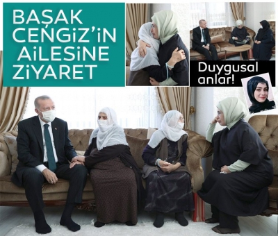 Son dakika: Başkan Erdoğan samuray kılıcıyla katledilen Başak Cengiz'in ailesini ziyaret etti
