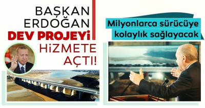 Son dakika: Başkan Erdoğan: Türkiye'nin büyümesini istemeyenler mega projelerin durdurulmasını istiyor 