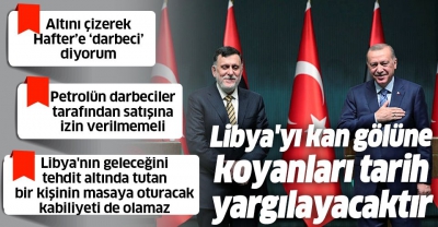 Son dakika: Başkan Erdoğan ve Libya Başbakanı Fayiz es-Serrac’tan flaş açıklamalar..